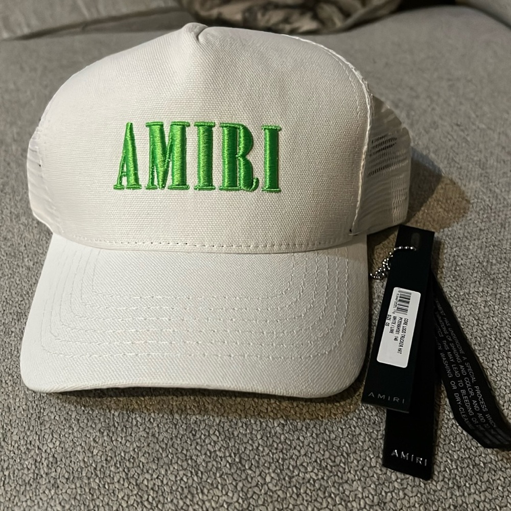 Brand new Amiri trucker hat with tags